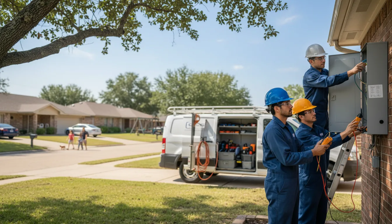 Certified electrician providing emergency electrical services in Breese, IL